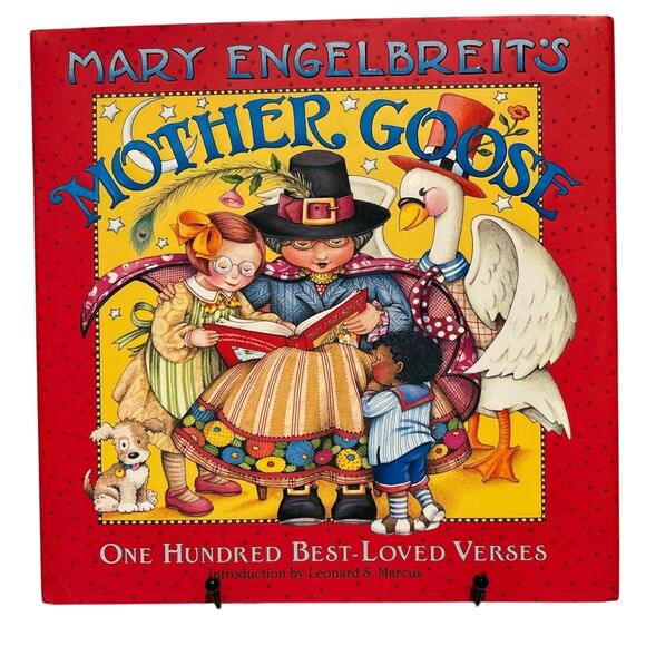 VTG 2005 First Ed Mary Engelbreit's Mother Goose 100 Best Loved Verses, HC, DJ - Picture 1 of 6